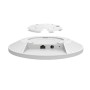 "Omada  AX6000 Ceiling Mount Dual-Band Wi-Fi 6 Access Point PORT: 1×2.5G RJ45 Port SPEED:1148Mbps at  2.4 GHz + 4804 Mbps at 5 G
