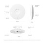 "Omada  BE9300 Ceiling Mount Tri-Band Wi-Fi 7 Access Point PORT: 1×2.5G RJ45 Port SPEED:574Mbps at  2.4 GHz + 2880 Mbps at 5 GHz