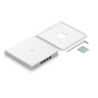 UBIQUITI U6 Enterprise In-Wall, 10 spatial streams, 115 m² (1,250 ft²) coverage, 600+ connected devices, Powered using PoE+/PoE+