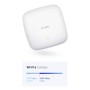 D-Link Access point DAP-X2850, AX3600 wi-fi 6, POE, Dual-band, 4x4 MIMO, 2.5 Gigabit Uplink, Wireless standard: 802.11ax Wi-Fi 6