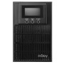 UPS nJoy Aten PRO 1000, 1000VA/800W, On-line (double convension UPS), LCD Display, 3 Prize Schuko cu Protectie, Tower, Smart SNM