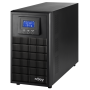UPS nJoy Aten PRO 3000, 3000VA/2700W, On-line, LCD Display, 4 Prize Schuko cu Protectie, Management, Tower, Dubla conversie, Fre