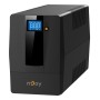 UPS nJoy Horus Plus 800, 800VA/480W, Afisaj LCD cu ecran tactil,2 Prize Schuko cu Protectie, Repornire Automata, RJ11 protectie 