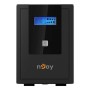 UPS nJoy Cadu 2000, 2000VA/1200W, Afisaj LCD cu ecran tactil, 4 x prize Schuko