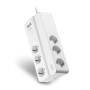 Prelungitor APC cu protectie 6 prize Schuko cablu ≤2.0m  alb