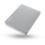 HDD Extern TOSHIBA CANVIO Flex 1TB, 2.5", USB 3.2 Gen1 (5Gbit/s), includes USB-A and USB-C cables, Silver, 149g