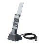 AX3000 High Gain Dual Band Wi-Fi 6 USB Adapter SPEED: 2402 Mbps at 5 GHz + 574 Mbps at 2.4 GHz SPEC: High Gain External Antennas
