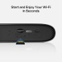 WI-FI LTE mobile Mercusys 4G MT110, Standarde wireless: IEEE 802.11a/b/g/n 2.4 GHz, dimensiuni: 111*70*23.8 mm, 1 Nano SIM card 