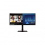Monitor LED Lenovo ThinkVision P34w-20, 34.14inch, IPS UWQHD, 4ms, 60Hz, negru