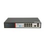 Extralink VICTOR  PoE Switch  8x Gigabit PoE/PoE+ 2x SFP 1x Console Port 150W Managed