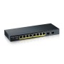 Zyxel 8-port GbE Smart Managed PoE Switch with GbE Uplink