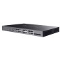Switch TP-Link 24 porturi, 24x RJ452x 10G, SFP+ (uplink), viteza LAN 10/100/1000 Mbps, buget POE 500 W, Layer 2+, 16 Porturi PoE