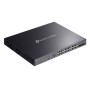 Switch TP-Link 24 porturi, 24x RJ452x 10G, SFP+ (uplink), viteza LAN 10/100/1000 Mbps, buget POE 500 W, Layer 2+, 16 Porturi PoE