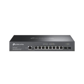 Switch TP-Link SG3210X-M2, 8 x porturi RJ 45, 2 x SFP+, viteza LAN 100/1000/2500 MBps, Layer L2+, capacitate 80 Gbps, dimensiuni