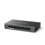 Switch Mercusys Desktop  8 porturi Gigabit, MS108GP, 7 porturi POE (1-7) , buget POE: 65 W, Standarde si protocoale: IEEE 802.3x