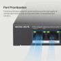 Switch Mercusys Desktop  8 porturi Gigabit, MS108GP, 7 porturi POE (1-7) , buget POE: 65 W, Standarde si protocoale: IEEE 802.3x