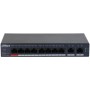 Dahua 10 Port Cloud managed POE switch CS4010-8ET-110, Interfata: Port 1-8: 8 × RJ-45 10/100 Mbps (PoE) Port 9-10: 2 × RJ-45 10/
