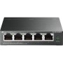 "5-Port Gigabit Easy Smart Switch with 4-Port PoE+ PORT: 4× Gigabit PoE+ Ports, 1× Gigabit Non-PoE Ports SPEC: 802.3af/at, 120 W