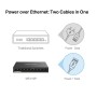 MERCUSYS DESKTOP SWITCH 10PORT MS110P POE, Interfata:  10× 10/100 Mbps, Standarde si protocoale:  IEEE 802.3x Flow Control, Dime