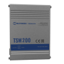TELTONIKA INDUSTRIAL 8Port Unmanaged POE TSW200, Interfata: 8 x ETH ports, 10/100/1000 Mbps, supports auto MDI/MDIX crossover, 2