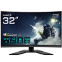Monitor LED Gigabyte G32QC A-EK, 31.5inch, QHD VA, 1ms, 165Hz, negru