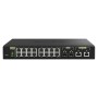 Switch QNAP M2116P CPU Microchip VSC7448-02, 16 porturi 2.5GbE (RJ45) PoE 802.3at (30W), 2 porturi 10GbE SFP+, 2 porturi 10GbE R
