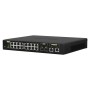 Switch QNAP M2116P CPU Microchip VSC7448-02, 16 porturi 2.5GbE (RJ45) PoE 802.3at (30W), 2 porturi 10GbE SFP+, 2 porturi 10GbE R