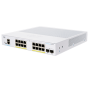 Switch  CISCO CBS350-16FP-2G, 16 PORTURI 10/100/1000, 2 x SFP, POE 240w, Buffer: 1.5 Mb, Flash 256Mb, CPU: 800 MHz ARM , DRAM: 5