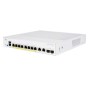 Switch  CISCO CBS250-8P-E-2G, 8 PORTURI 10/100/1000, 2 x SFP, POE 60w, Buffer: 1.5 Mb, Flash 256Mb, CPU: 800 MHz ARM , DRAM: 512
