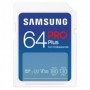 Card de Memorie SDXC Samsung, PRO Plus, 64GB, MB-SD256S/EU, Clasa U1, V10, pana la 120MB/S