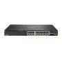 HPE Aruba Networking CX 6300M 24-port HPE Smart Rate 1/2.5/5GbE Class 6 PoE and 4-port SFP56 Switch
