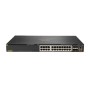 HPE Aruba Networking CX 6300M 24-port HPE Smart Rate 1/2.5/5GbE Class 6 PoE and 4-port SFP56 Switch