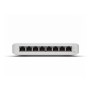 Ubiquiti UniFi 8 port switch, USW-LITE-8-POE, 8 x 10/100/1000 Mbe RJ 45 ports, 4 x POE, 8 Gbps, buget POE: 52W, SMB layer 2 PoE 