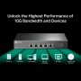 "5-Port 10G Multi-Gigabit Desktop Switch PORT: 5× 10G RJ45 Ports SPEC: Desktop Steel Case FEATURE: Plug and Play"