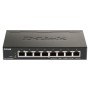 Switch D-Link DGS-1100-08PV2, 8 port, 10/100/1000 Mbps
