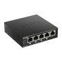 Switch D-Link DGS-1005P, 5 Port, 10/100/1000 Mbps