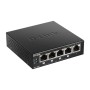 Switch D-Link DGS-1005P, 5 Port, 10/100/1000 Mbps