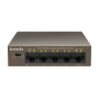 Switch TENDA TEF1105P-4-63W, 5 Port, 10/100 Mbps