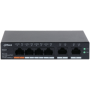 DAHUA 6 port Managed Desktop switch, CS4006-4ET-60, Interfata: Port 1-4: 4 × RJ-45 10/100 Mbps (PoE) Port 5-6: 2 × RJ-45 10/100/