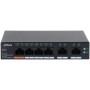 DAHUA 6 port Managed Desktop switch, CS4006-4ET-60, Interfata: Port 1-4: 4 × RJ-45 10/100 Mbps (PoE) Port 5-6: 2 × RJ-45 10/100/