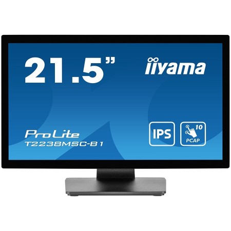 IIYAMA Monitor LED T2238MSC-B1 21.5” 10pt Optical Bonded PCAP touch...