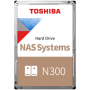 HDD NAS TOSHIBA N300 6TB CMR, 3.5'', 256MB, 7200RPM, SATA, TBW: 180-EOL-MN10ADA600S