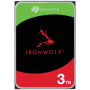 HDD NAS SEAGATE IronWolf 3TB CMR, 3.5", 256MB, 5400RPM, SATA, Rescue Services 3 ani, TBW: 180-EOL-ST4000VN006