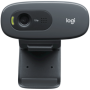 LOGITECH C270 HD Webcam - BLACK - USB