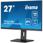 IIYAMA Monitor LED XUB2793QSU-B7 27" IPS 2560 x 1440 @100Hz 300 cd/m² 1300:1 1ms HDMI DP USB Hub 3.2 height, swivel, tilt, pivot
