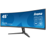 IIYAMA Monitor LED XCB4594DQSN-B1 45’’ Dual QHD VA panel with KVM switch, USB-C 90W dock and RJ45 5120 x 1440 @165Hz 	32:9 450 c