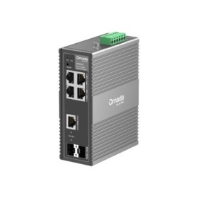 Omada 6-Port Gigabit Industrial Easy Managed Switch 4× Gigabit RJ45 Ports 1× Gigabit RJ45/SFP Combo Slot, 1× Gigabit SFP Slot Op