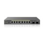 EnGenius Managed / stand-alone Desktop 8-port GbE 55W  Switch (PoE+) with 2x SFP 8-port GbE PoE switch.af/at(+) 55W, 2xSFP Deskt