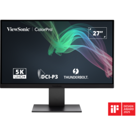 Monitor ViewSonic 27" VP2788-5K, Diagonal (inch): 27, Diagonal (cm): 69, Aspect ratio: 16:9, Panel: IPS, Resolution: 5120x2880, 