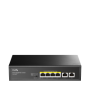 CUDY 6-Port 10/100/1000M PoE+ Switch, 4-Port 10/100/1000 BASE-T Gigabit PoE+ ports, 2-Port 10/100/1000 BASE-T Gigabit Uplink por